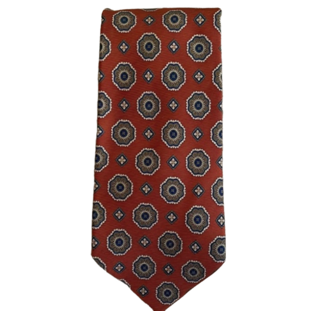 Alan Flusser Geometric Silk Tie